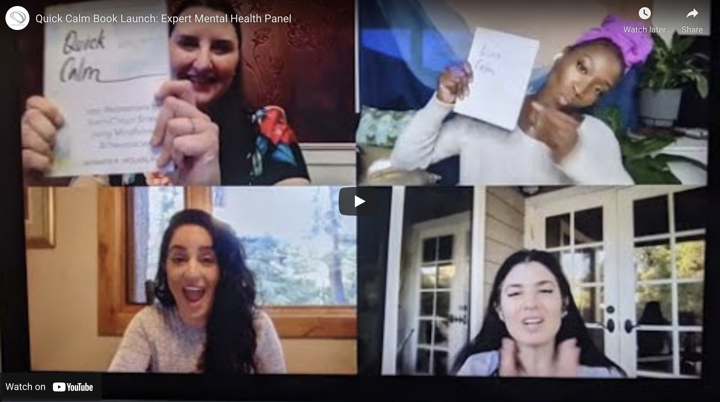 Launch Party Expert Panel: raw and real convo about Mental Health and Wellness